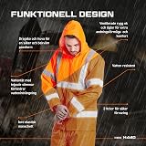Portwest H440 Men’s Lightweight Waterproof Hi-Vis Rain Jacket Yellow Large view 4