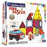 MAGNA-TILES® Fire Rescue 27-Piece Magnetic Construction Set, The Original Magnetic Building Brand