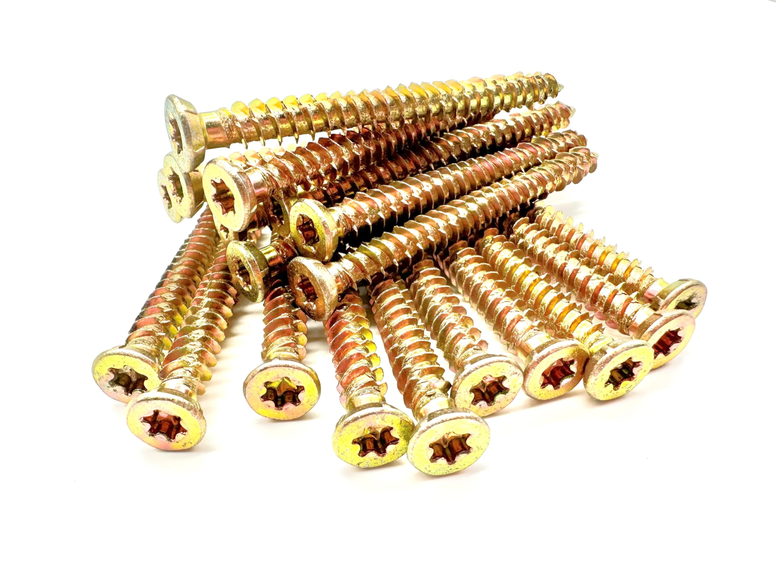 Concrete Screws (Pack of 20) Multi-Fix Countersunk 7.5mm TX Easy Drive (7.5 x 80mm) — image 1