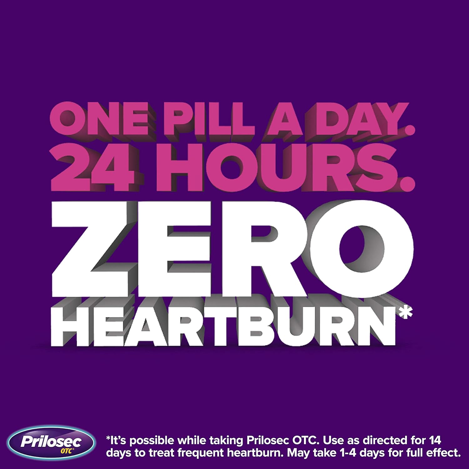 Prilosec OTC Omeprazole, Frequent Heartburn Relief Medicine & Acid Reducer, 42 Count, Proton Pump Inhibitor: Health & Personal Care