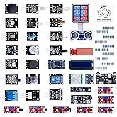 ELEGOO 37-in-1 Sensor Modules Kit with Tutorial Compatible with Arduino | Upgraded Parts, Suitable for UNO R3 MEGA Nano, 100% Compatible with Arduino IDE and STM32, Most Commonly Used Modules