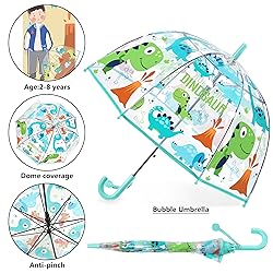 RONIARE Kids Umbrella Clear Bubble Umbrellas for