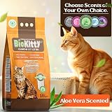 BioKitty Clumping Cat Litter 10L Aloe Vera Natural Bentonite Odour Control view 4