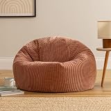 icon Kingston Cord Bean Bag Chair Large Dusk Pink with Filling Included view 3