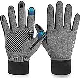 Sukeen Winter Gloves Men Women Touchscreen Anti-Slip Sports Gloves Lightweight Cold Weather Warm Gloves for Running, Cycling