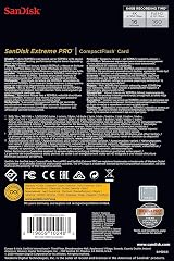 SanDisk Extreme Pro 64GB CompactFlash 160 MB/s Memory Card Black Gold Red view 5