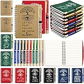 Sinload 60 Pcs/ 30 Set Christian Valentines Gifts Bulk for Women Men Spiral Notebooks with Bible Pen Prayer Journal Bible Verse A6 Scripture Notepad Religious Church(60, English Classic)