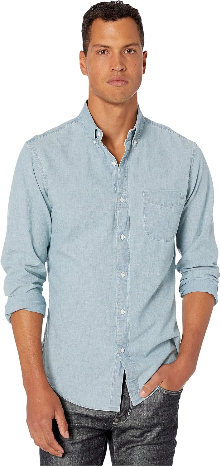 stretch chambray shirt