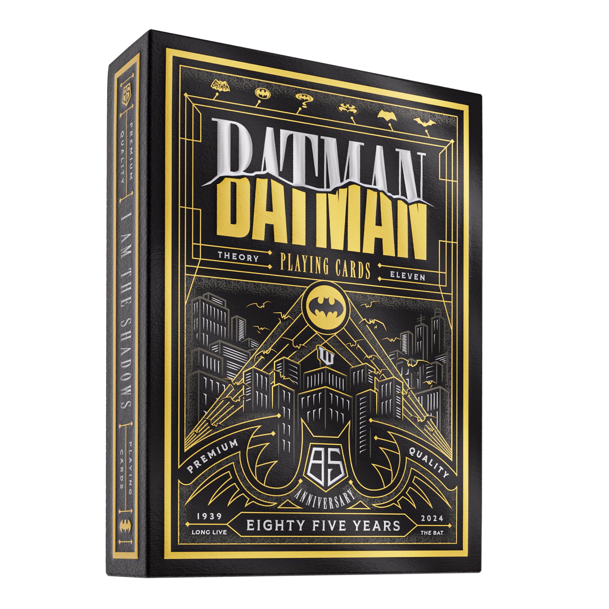 Photo 1 of theory11 Batman 85th Anniversary Playing Cards, Premium Playing Cards, Poker Size Standard Index