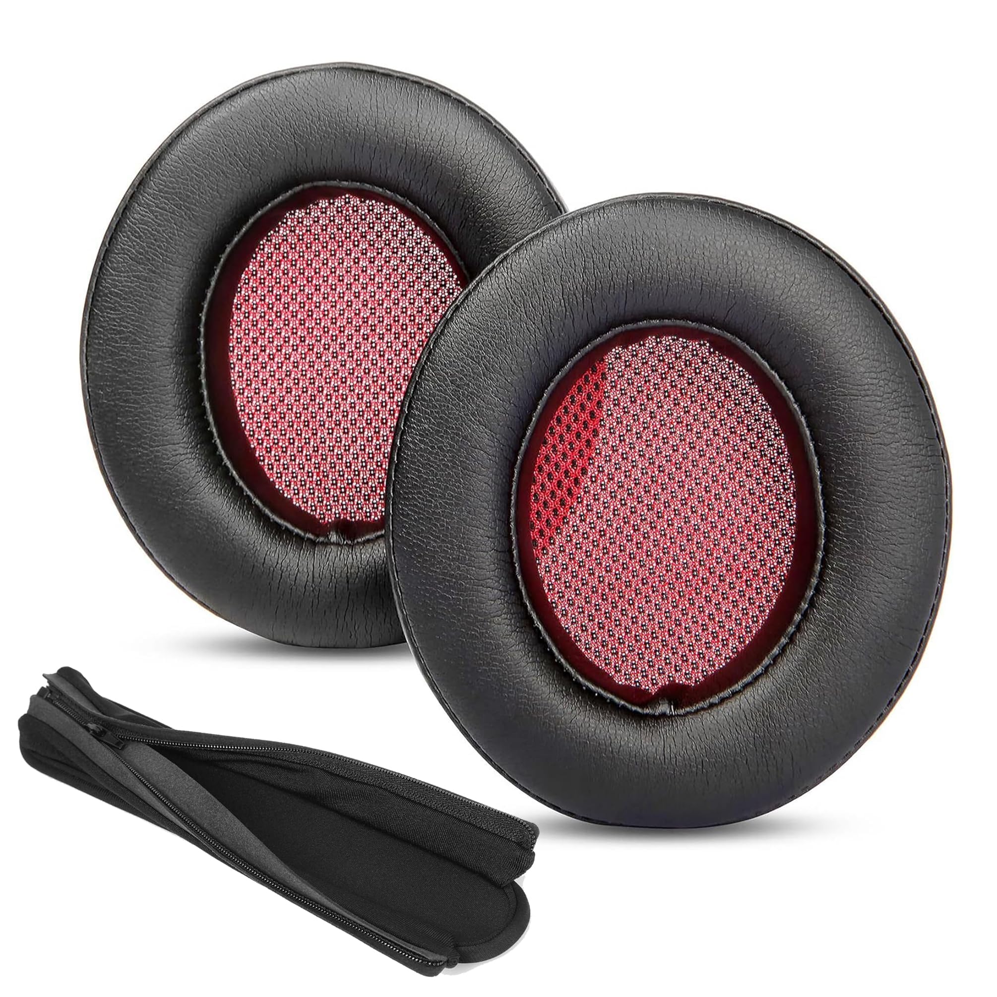 DowiTech Replacement Ear pads Cushion and Headband Compatible with Teufel Real Blue NC/Real Blue/Real Pure (2020) Stereo Headphones Earpads Cover with Skin-Friendly Protein Leather and Memory Foam