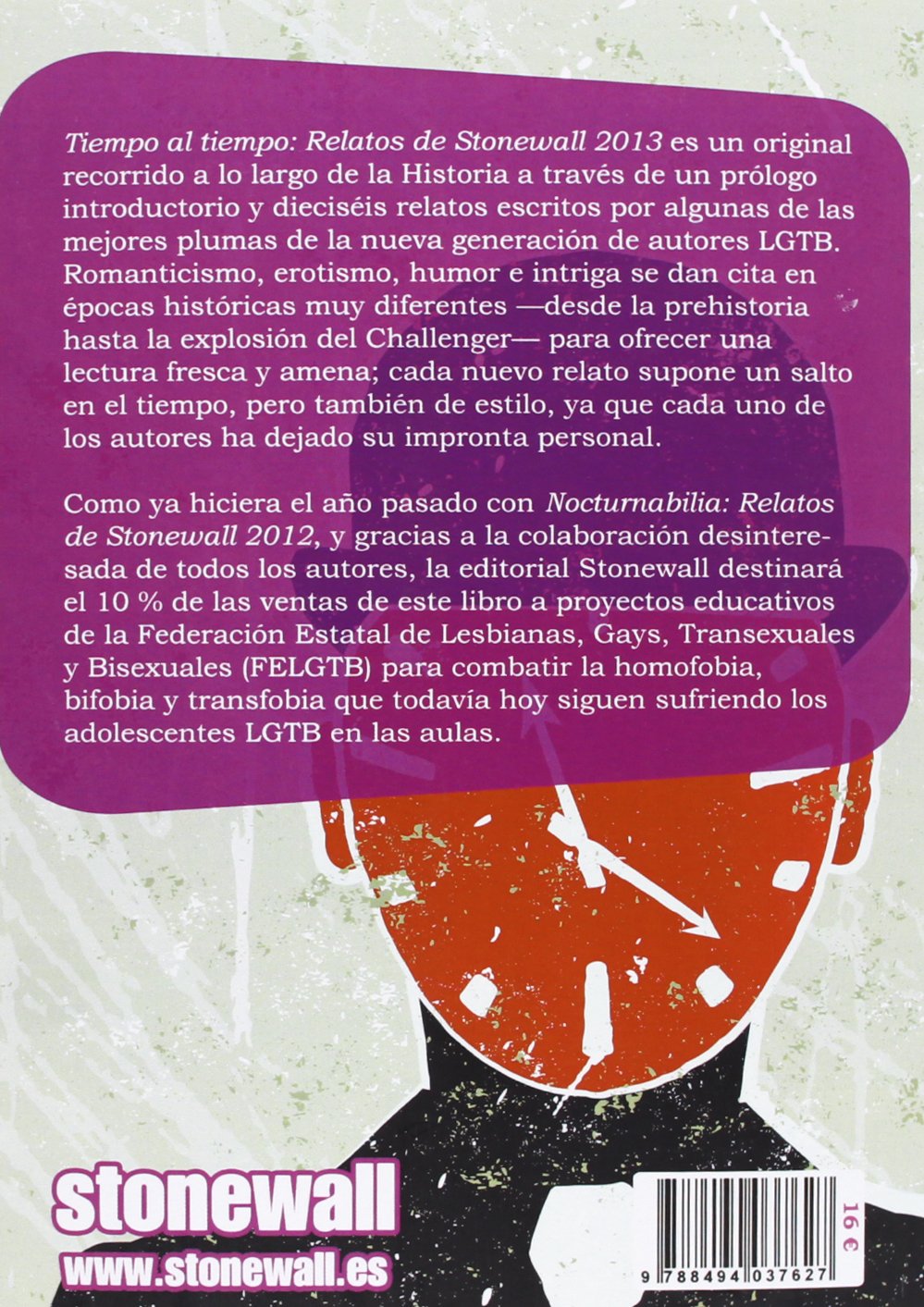 Tiempo Al Tiempo Relatos De Stonewall Amazoncouk Aavv - 