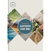 CSB Baker Illustrated Study Bible, Hardcover, Red Letter, Full Color Interior, Study Note Commentary, Articles, Images, Illustrations, Reconstructions, Definitions, Outlines, Maps
