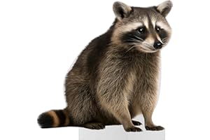 AMAZING ITEMS Raccoon Life Size Standee - 2FT Freestanding Coroplast Cutout | Wild Animal Standup Photo Booths, Jungle Party, Birthday & Halloween Decorations