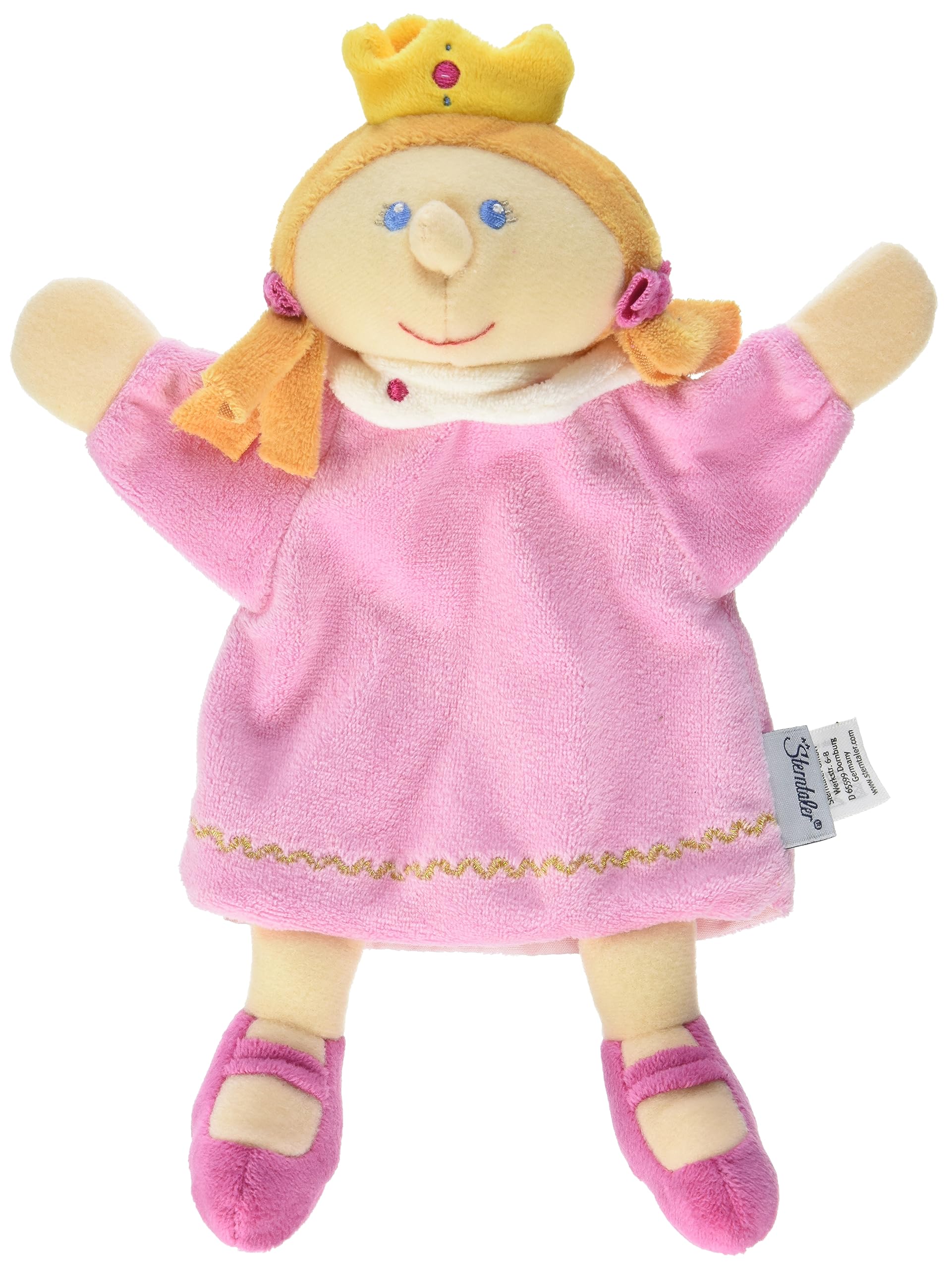Sterntaler 3622053 Princess Hand Puppet, Ideal for Doll Theatre and Role Play, 26 x 21 x 7 cm, Multi-Coloured