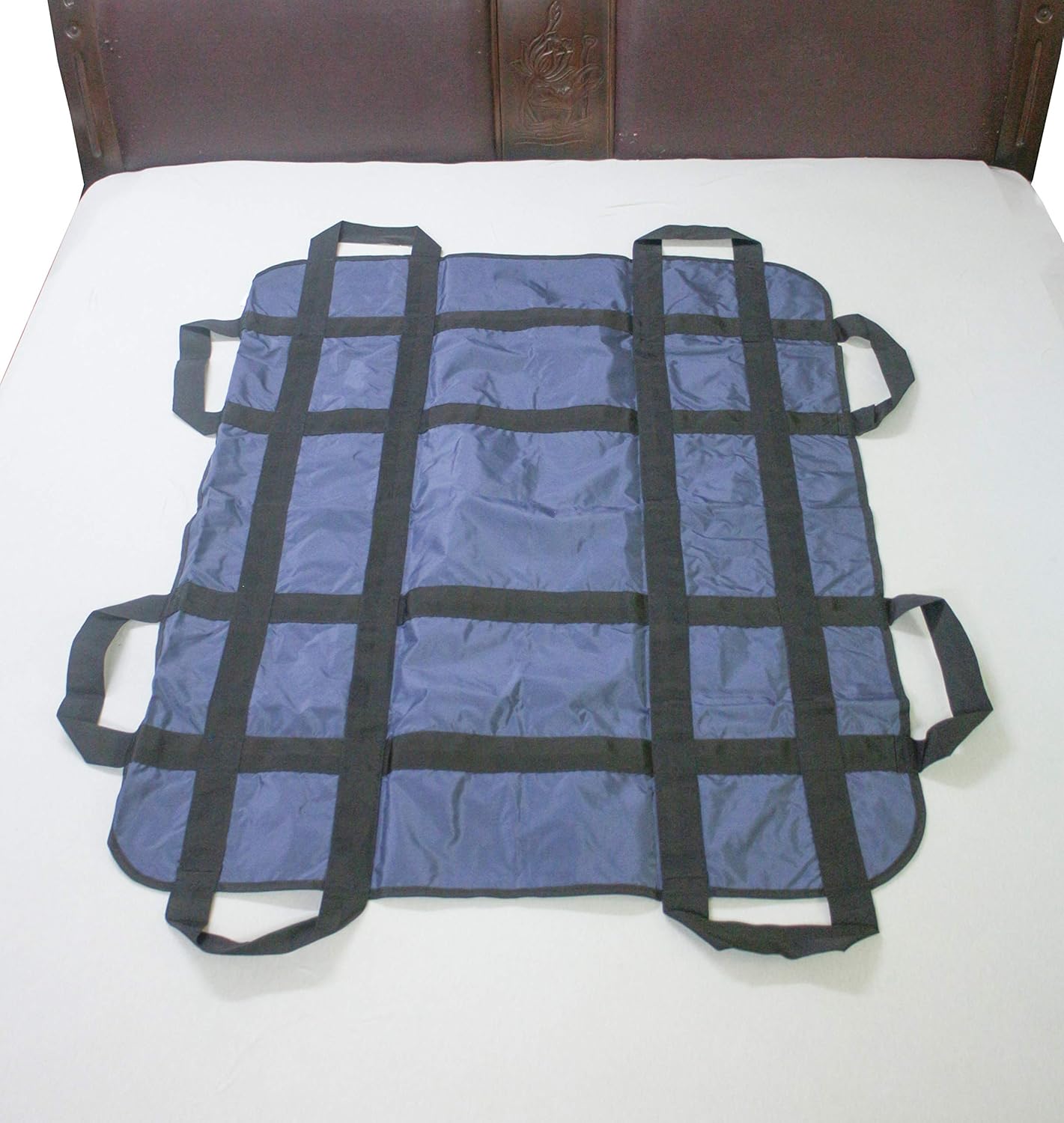 Obbomed MC-3010 Extra Large Transfer Blanket with Handles-Bed Positioning Pad Sheet and Straps