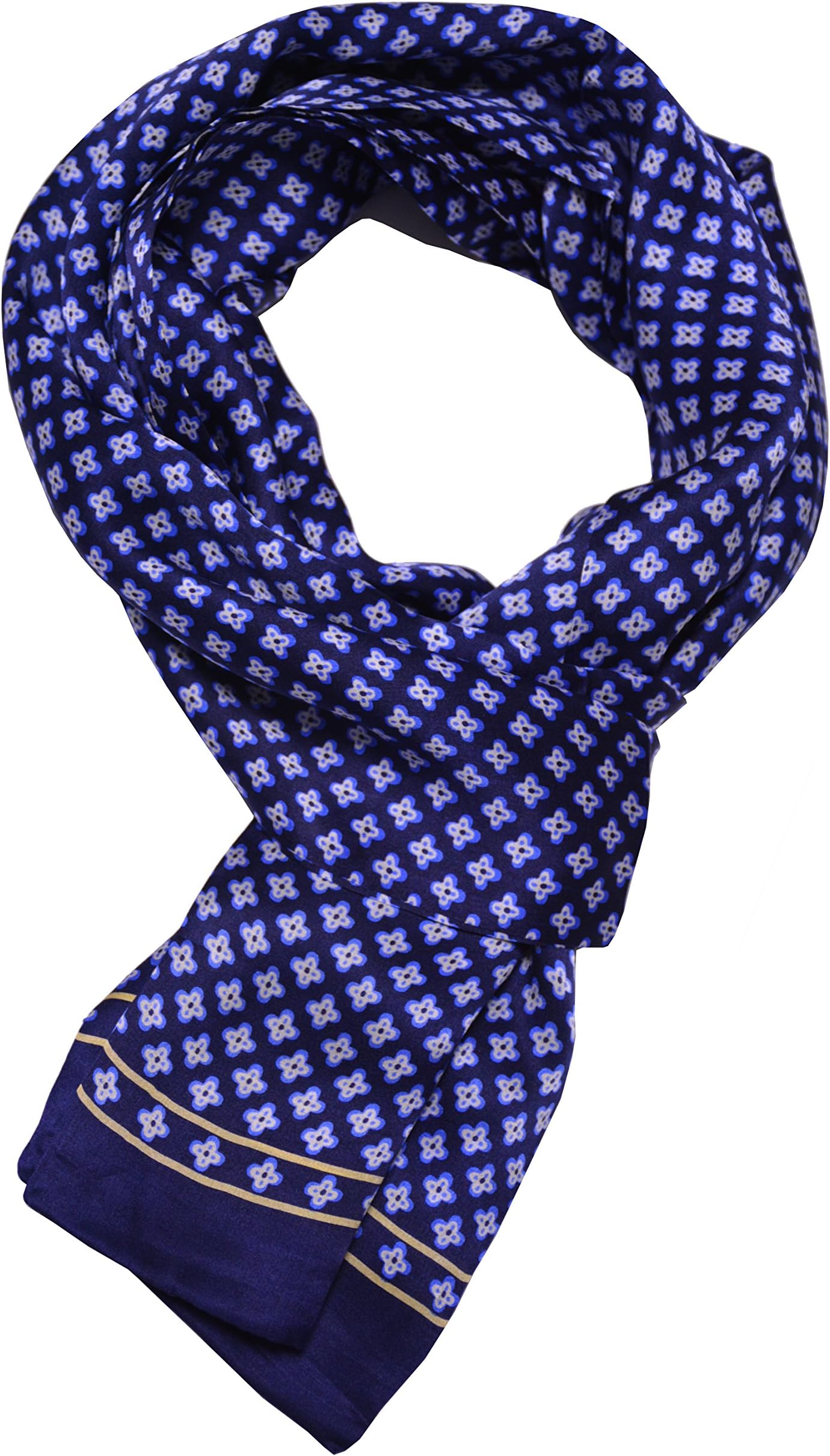 Ellettee, 63" x 11" Man's 100 Pure silk scarf wrap Accessory gift