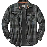 Legendary Whitetails Men's Thermal Lined Shirt Jacket Plaid Flannel Polyfill Insulated