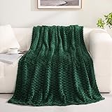 Puncuntex Dark Green Throw Blanket 60"×80" inches
