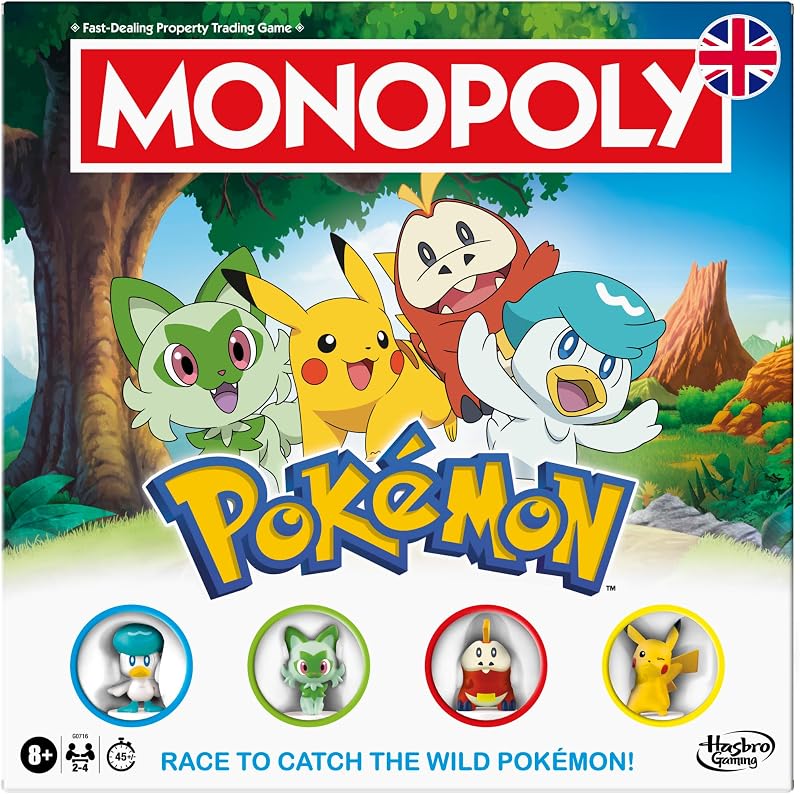 Monopoly Pokémon Edition Board Game English Version Brand Monopoly