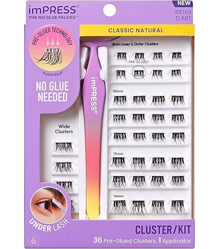 Amazon.com: Kiss Ever-Ez Trio Lashes Medium Combo (2 Pack