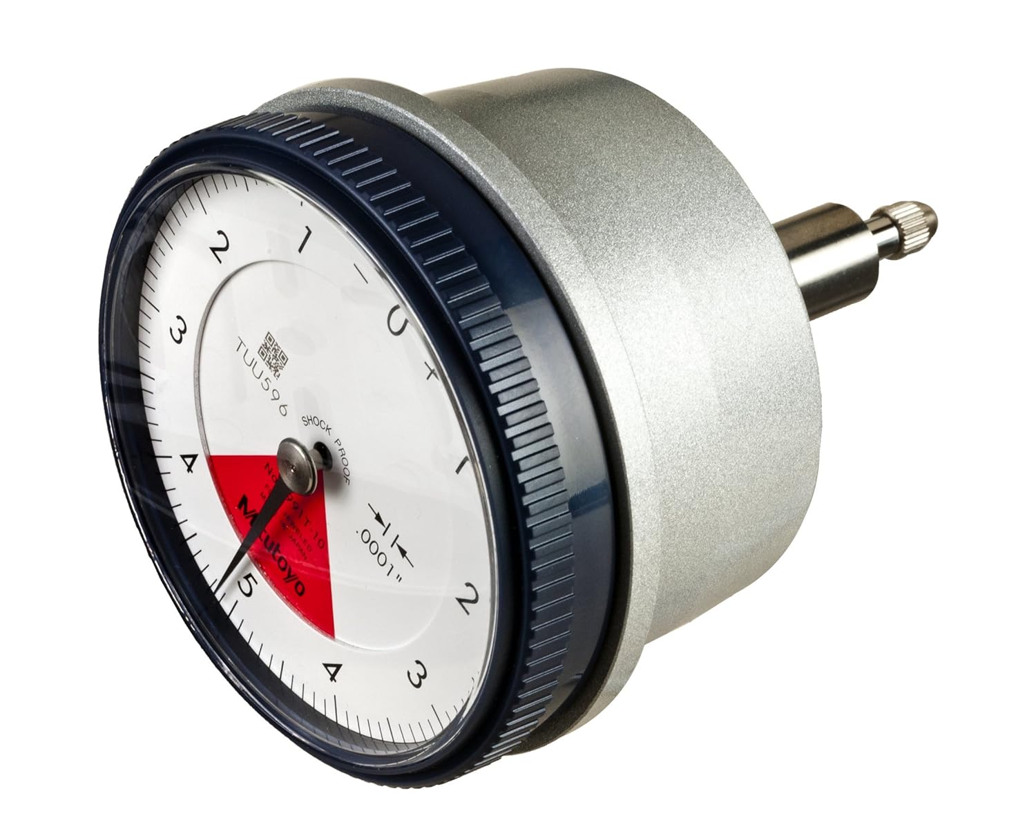 Mitutoyo 2978TB Dial Indicator 0.375 Stem Diameter Flat Back 0.001