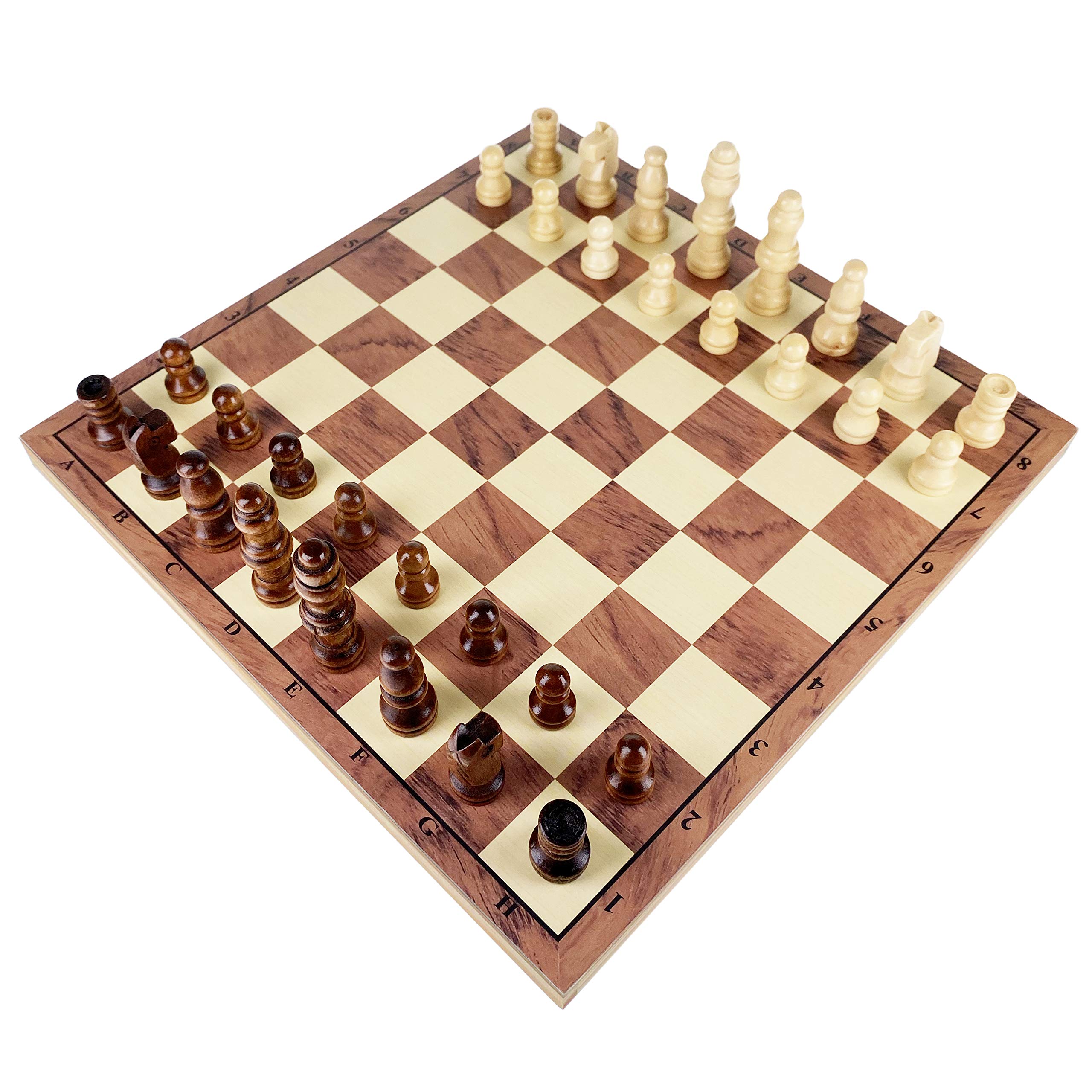 Mind Games 22 cm 9 inch Chess Set with Handmade Real Wooden Pieces Fide Compliant Stimulate Your Brain