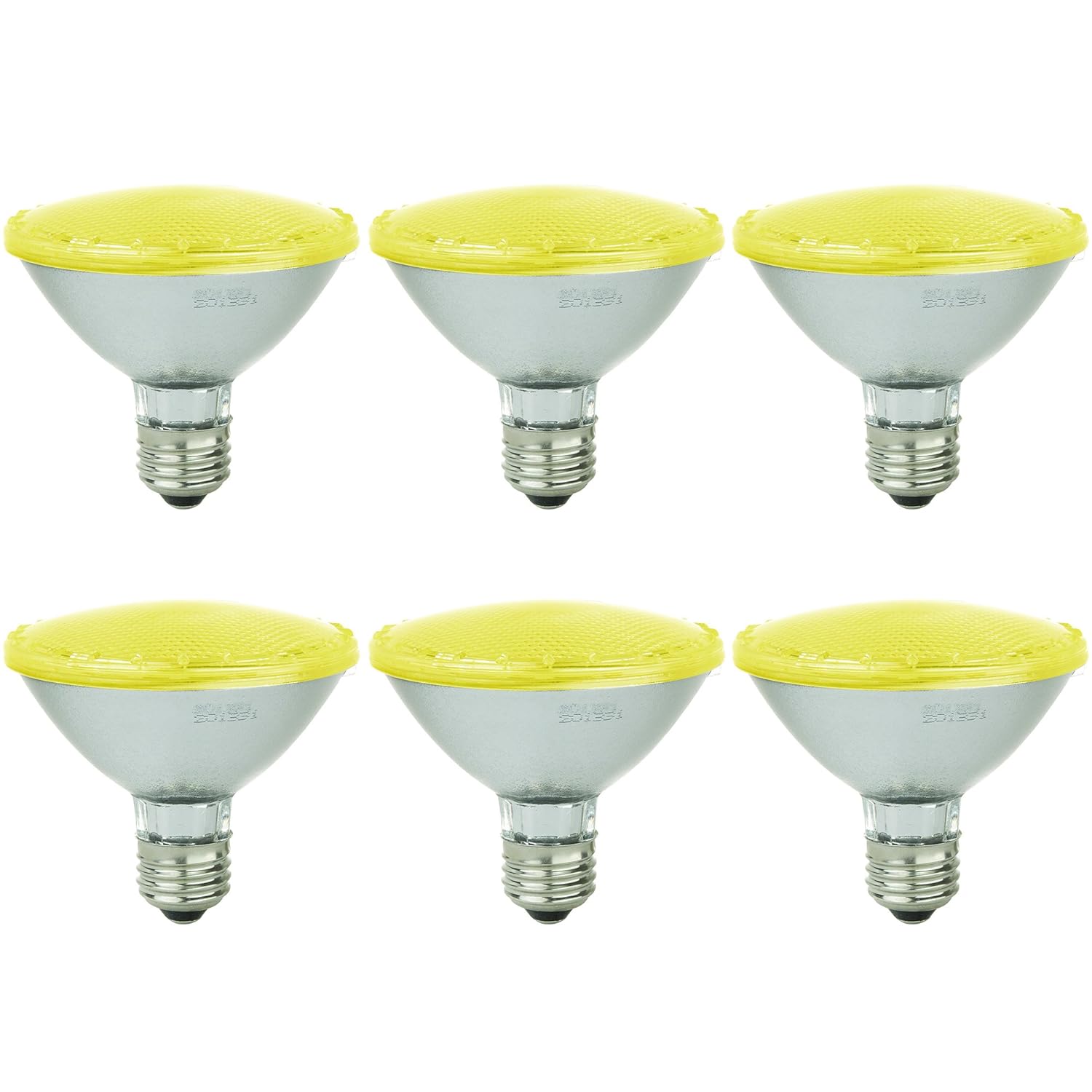Sunlite Yellow LED PAR30 Reflector Light Bulb, 3 Watt, 120220 Volts