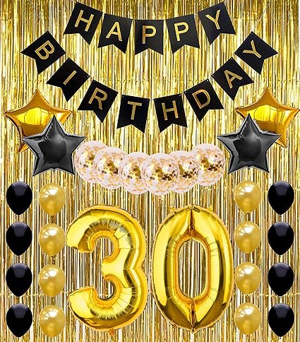 Amazon Com 30th Birthday Decorations Party Supplies Happy