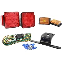 PEAKTOW PTL0101 Deluxe 12V LED Submersible Trailer Light Kit