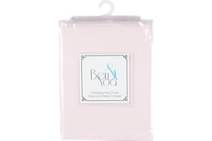 Kushies Changing Pad Cover for 1" pad, 100% breathable cotton, Made in Canada, Pink