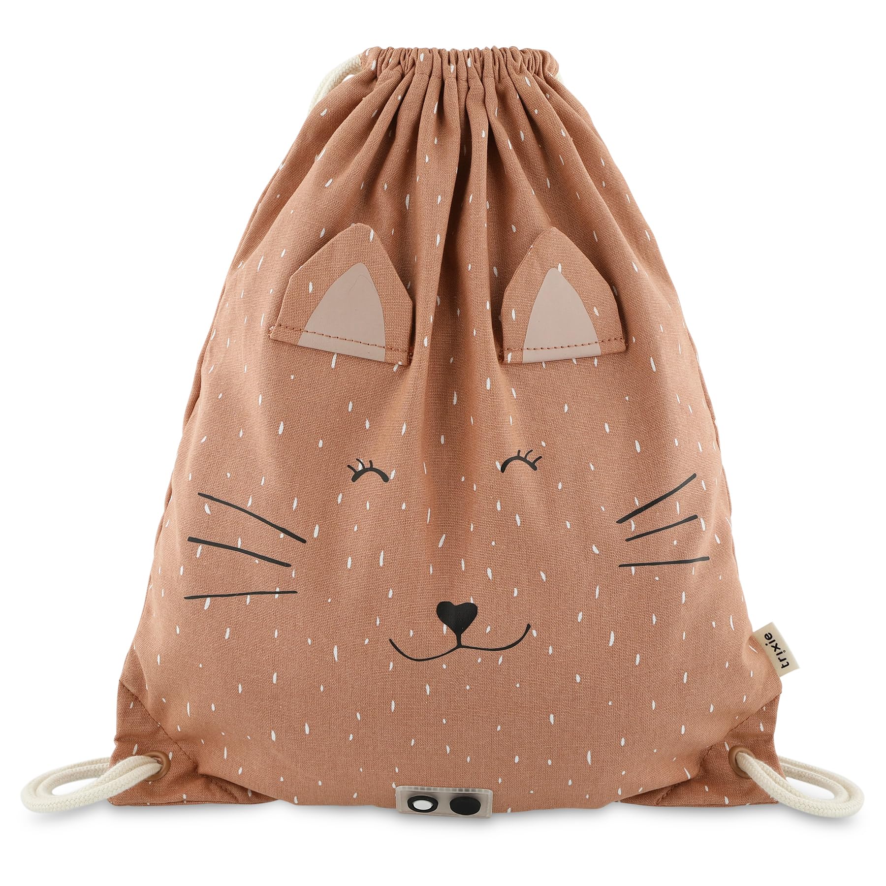 Trixie Unisex Kid's Drawstring Bag Mrs. Cat, Dark Pink, One Size