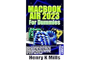 MACBOOK AIR 2023 For Dummies: Seniors & Beginners Step-by-step User Guide Manual with Tips & Tricks for MacOS Ventura, Faceti