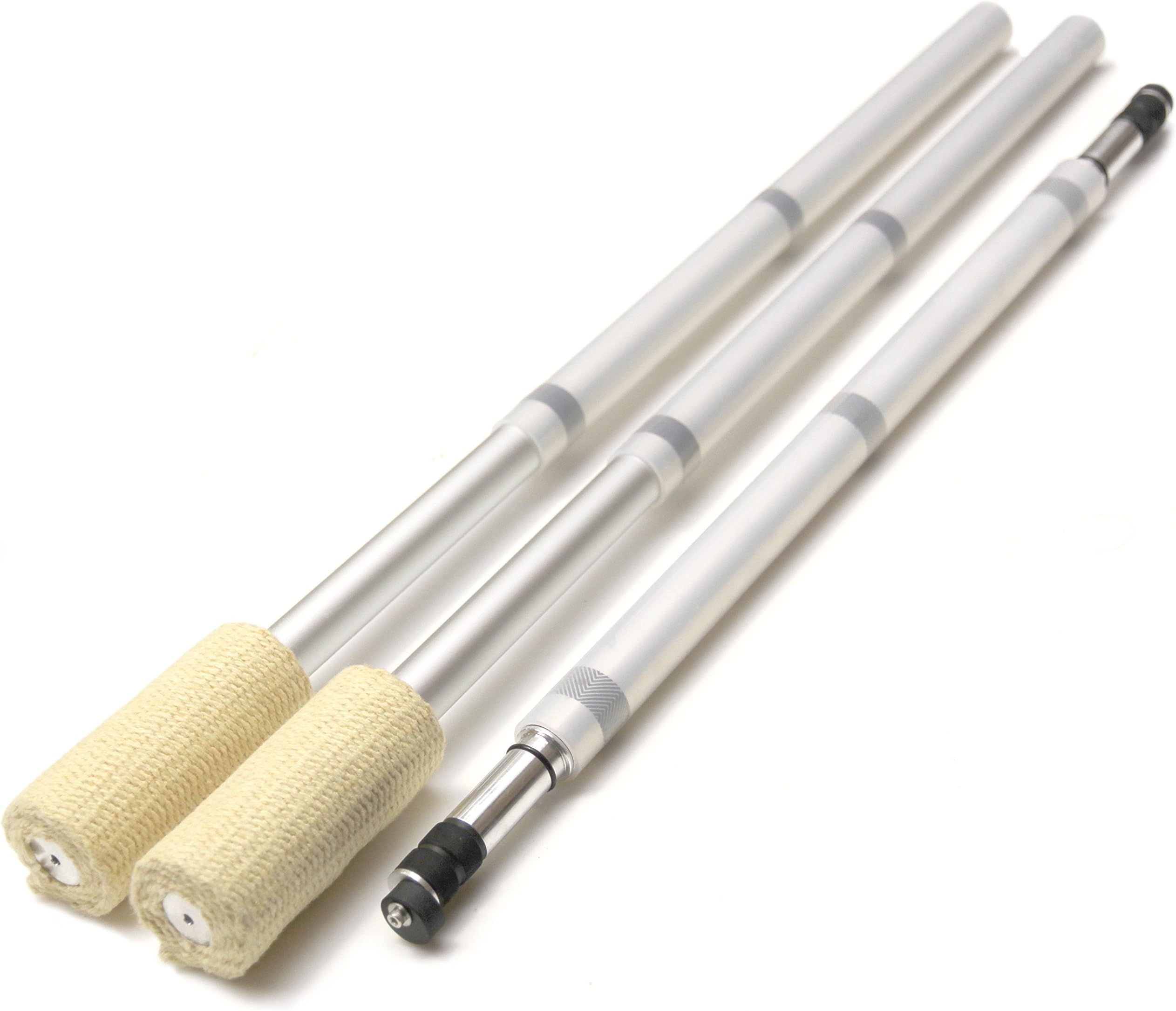 Fusion Contact Fire Staff - 1600mm Silver