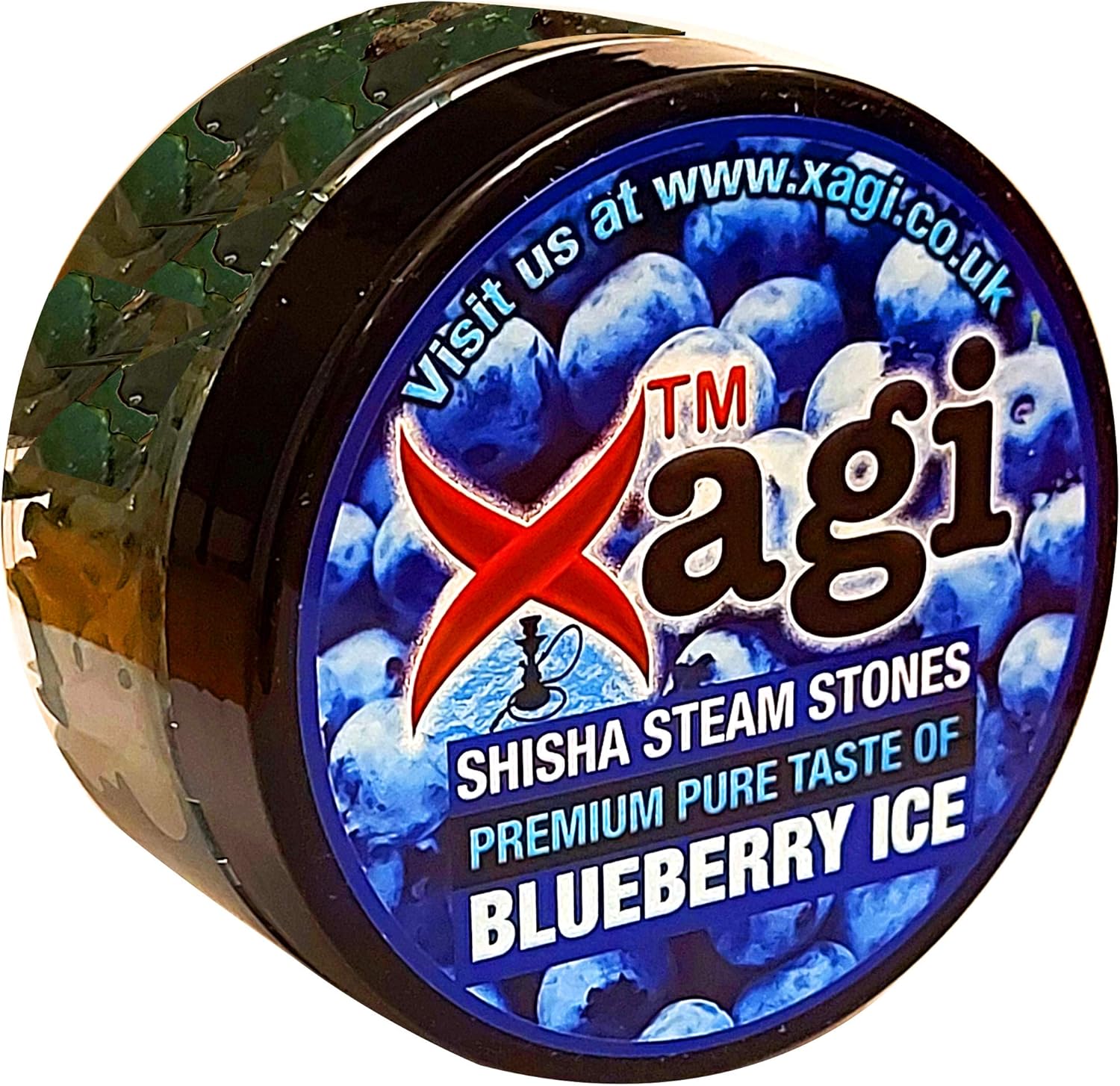 Xagi Blueberry ice Shisha Flavour Hookah Flavour Nicotine-Free No-Tobacco Shisha Steam Stones 100g