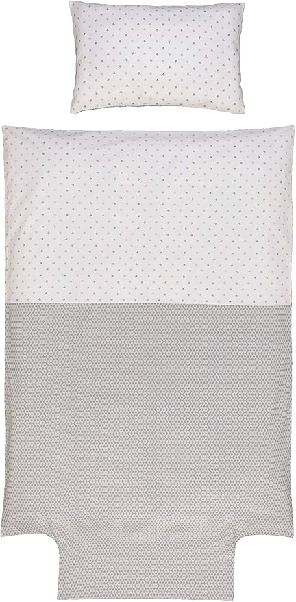 P Tit Basile Parure Housse De Couette Bebe Avec Rabat 100x140 Cm Taie 40x60 Cm
