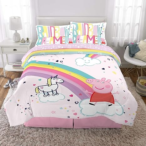 Peppa Pig Twin Comforter And Sheet Set Amazon Ca Home Kitchen