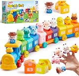 Play-Act Montessori Farm Train Toy for Toddlers 1-4 Years view 1