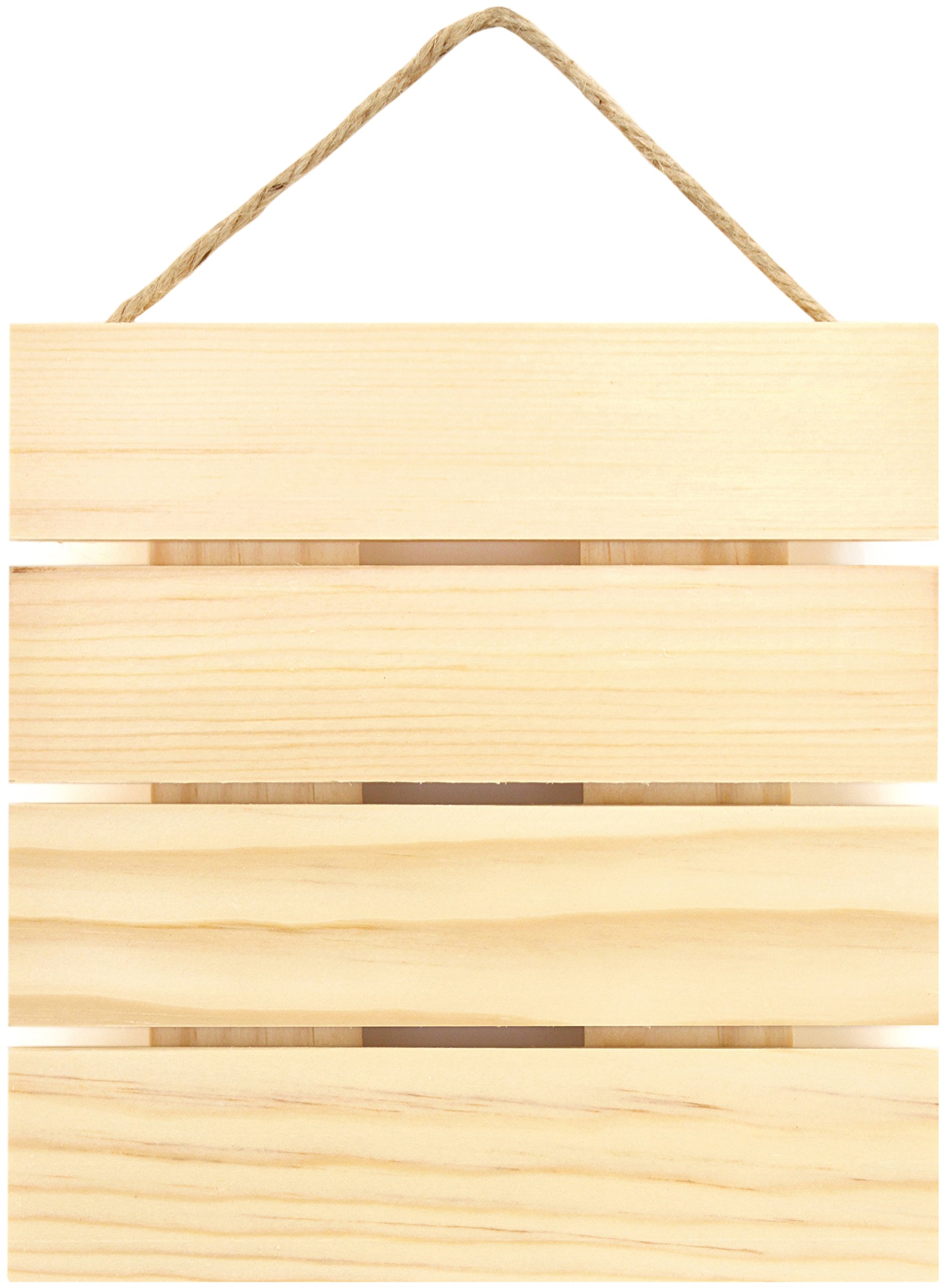 BCI Crafts Blank Pallet Sign, Multicoloured, 17.52 x 17.78 x 2.79 cm