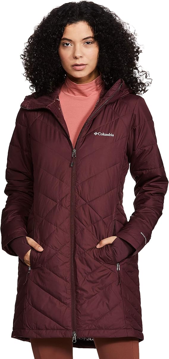 Columbia womens Heavenly Long Hooded Jacket Amazon.ca Sports & Outdoors