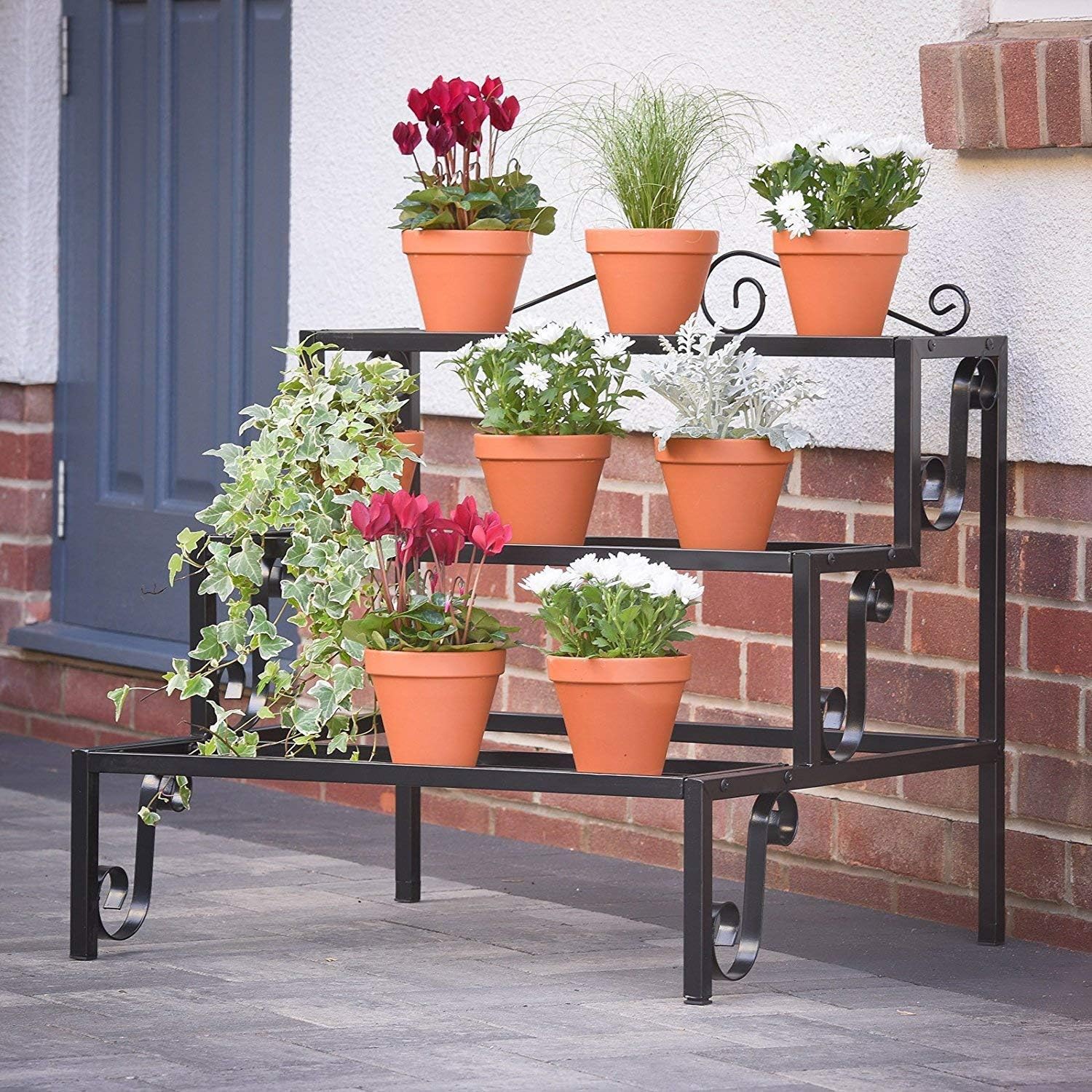 Best Outdoor Plant Stands to Spruce Up Your Garden 5 Zilver Eco-Friendly Flower Pot Stand for Living Room