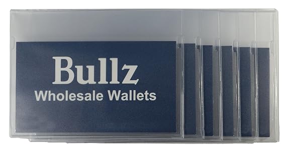 Plastic Secretary Inserts For Long Wallets - 6 Pages, Holds 12 Cards, Fits Checkbook Holders - View #12