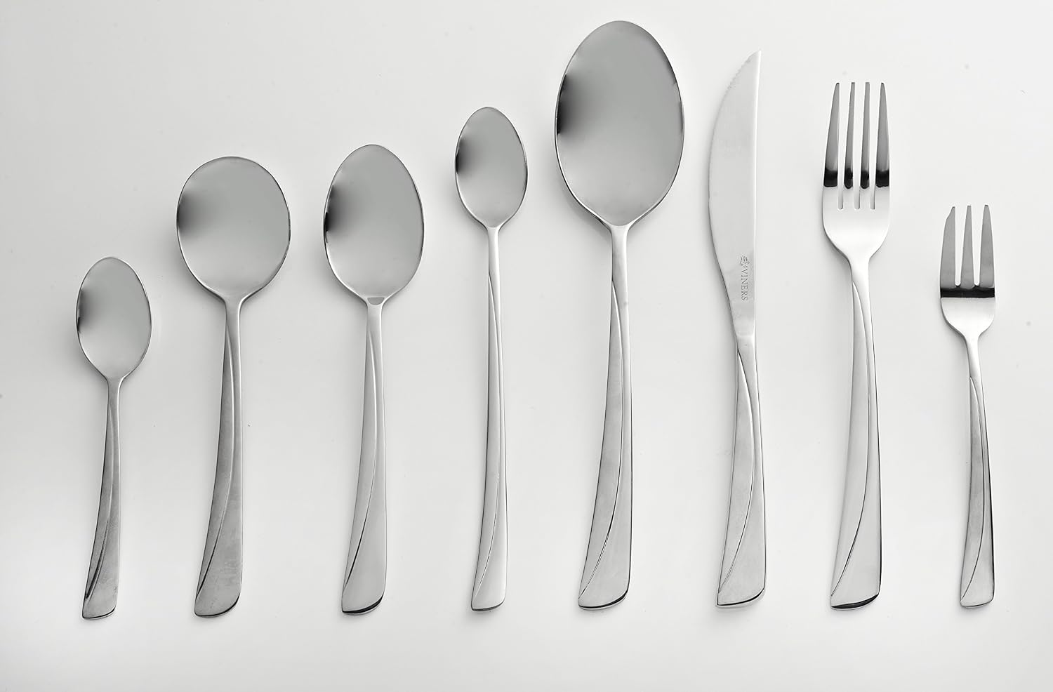 Viners Angel 18/0 Silver Stainless Steel Teaspoon - Image 5