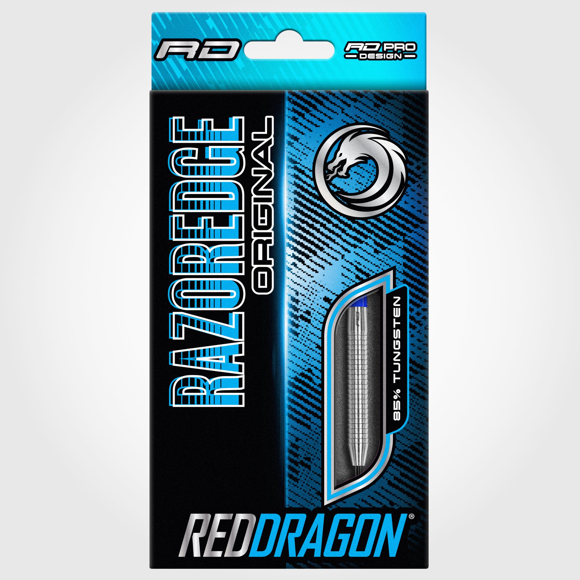 RED DRAGON Darts - Razor Edge Original 23g Dart Set | 85% Tungsten Dart Pfeile - Profi Steeldarts Dartpfeile inkl. Flüge & Schäfte 6