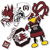 Desert Cactus University of South Carolina Sticker Gamecocks USC Cocky Vinyl Decals Laptop Water Bottle Car Scrapbook Sheet T2 (Type 2)