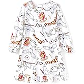 Harry Potter Pajamas Girls Nightgowns Gryffindor Hogwarts Long Sleeves Nightgown Casual Dress Sleepwear for Kids Girls