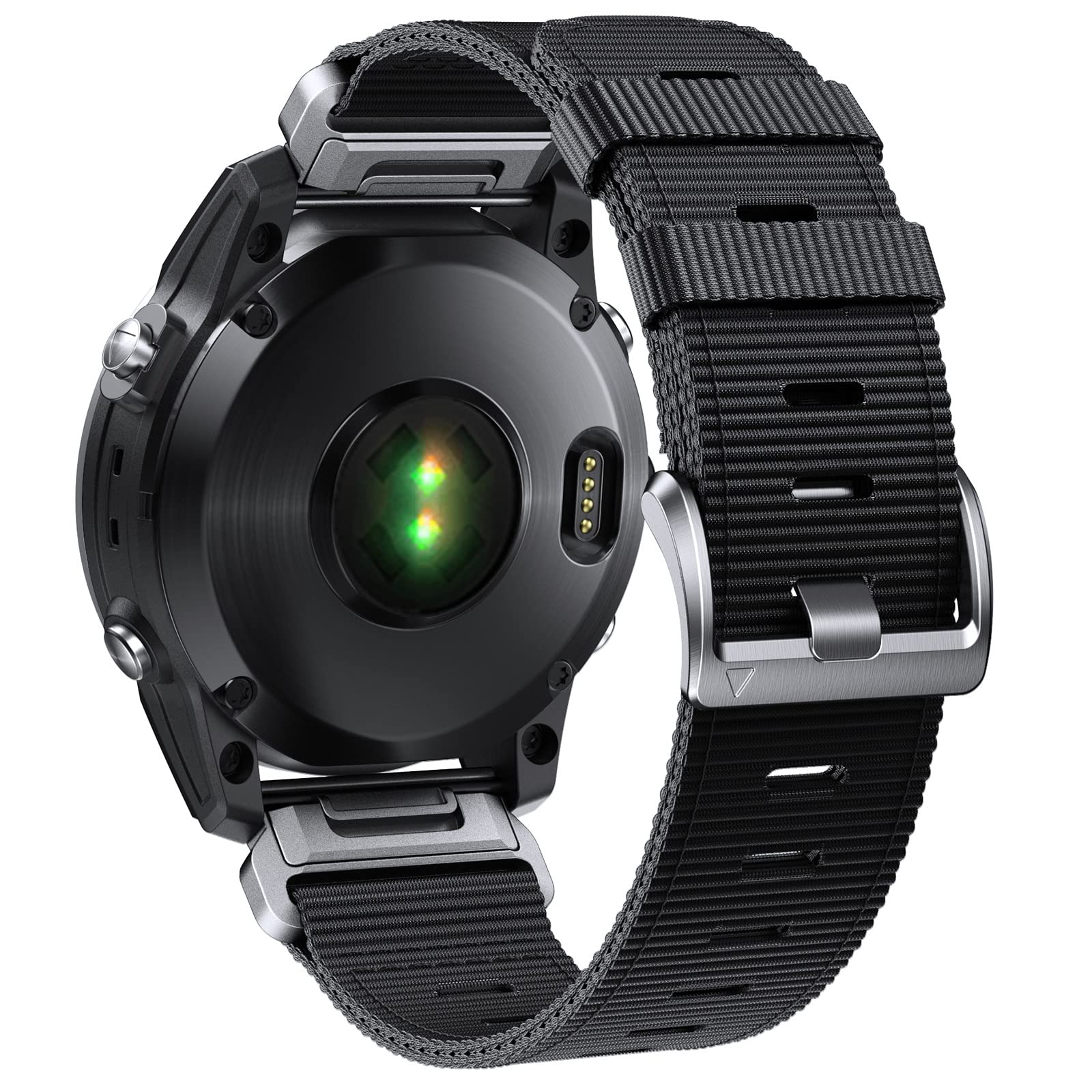 NotoCity 20mm Quick Fit Strap for Garmin Fenix 5S/ Fenix 6S/Fenix 7S, Breathable Nylon Wristband Strap For Fenix 5S Plus/Fenix 6S Pro/Instinct 2S and Descent MK 2S