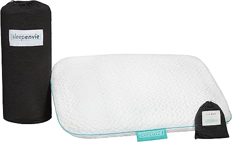 Sleepenvie Skyler Cool Gel Memory Foam Pillow With Removable Ice