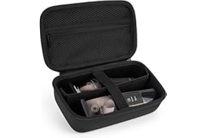 SMYV Barber Bags for Clippers and Supplies, Mens Hair Trimmers Box, Portable Clipper Storage Case for Barber Accessories (Case Only)