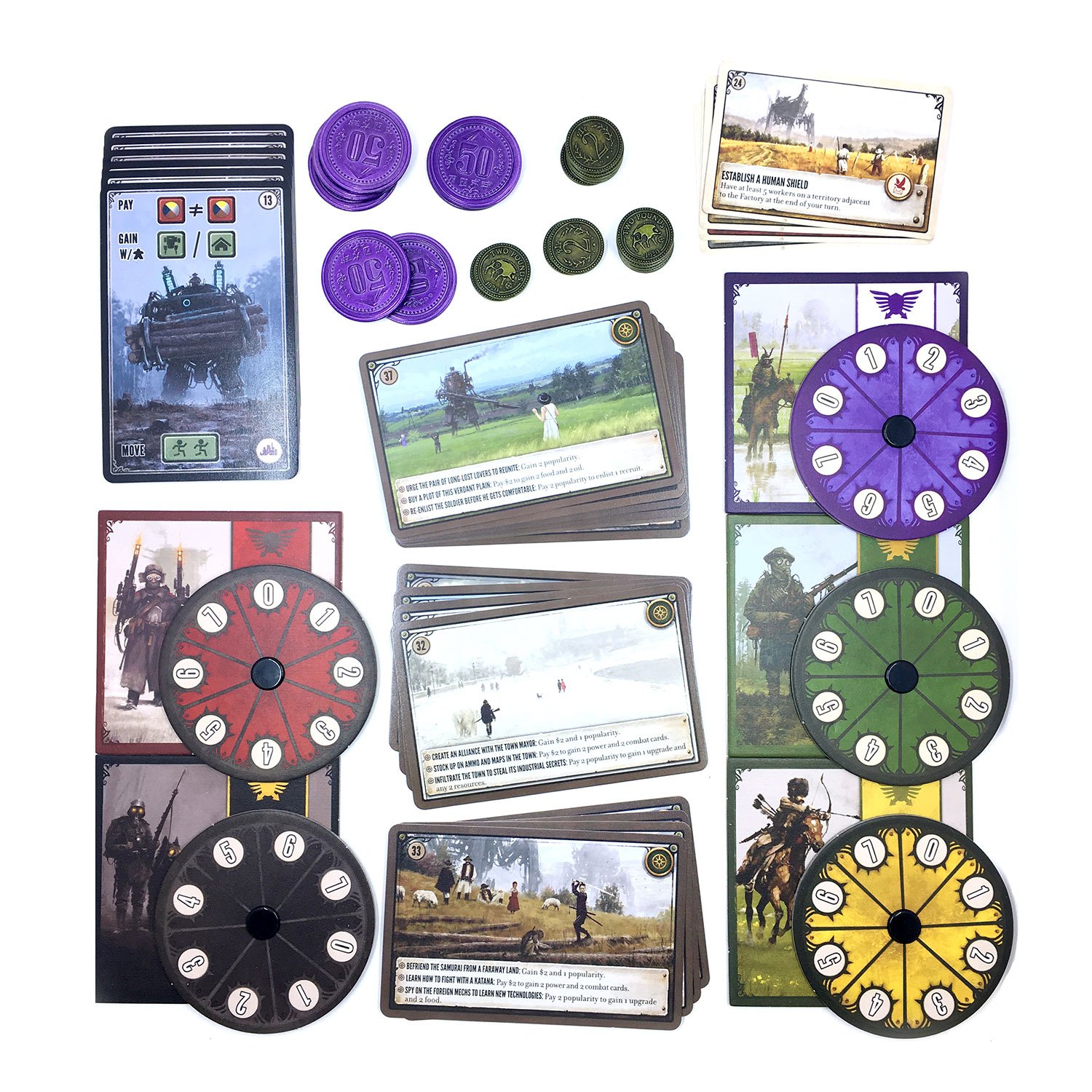 Scythe Board Game - All Promo Items