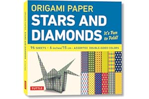 Origami Paper 96 sheets - Stars and Diamonds 6 inch (15 cm): Tuttle Origami Paper: Origami Sheets Printed with 12 Different P